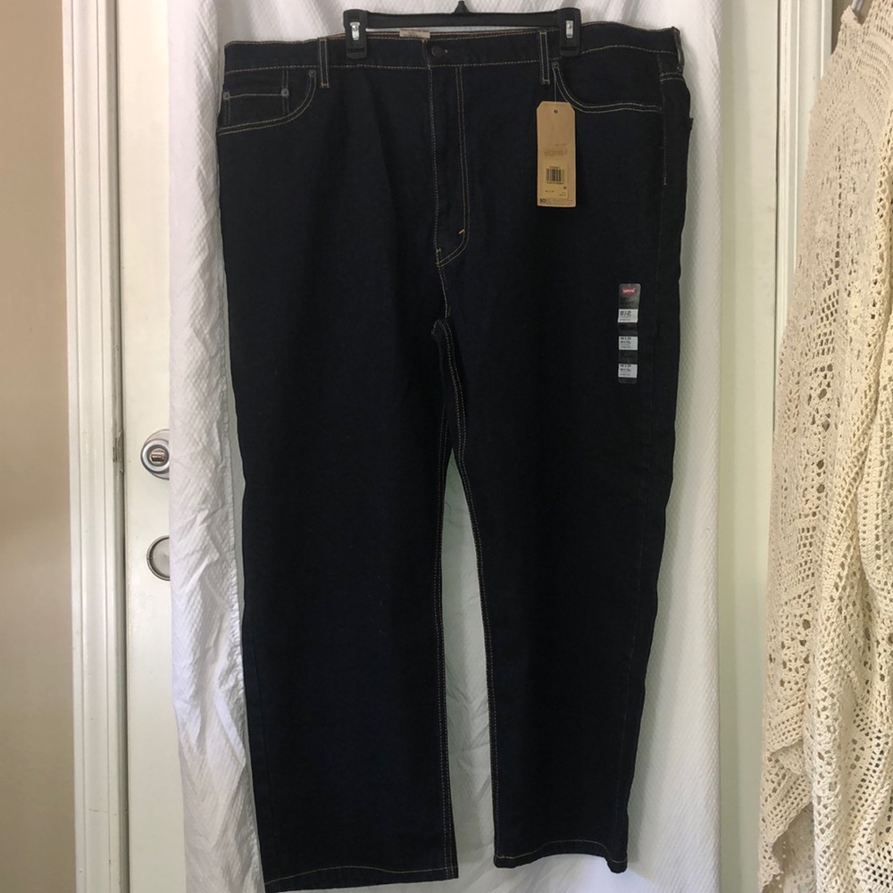 NWT Levi’s 550’s 48x29 Big and Tall Stretch Waterless Dark Wash Men’s Denim